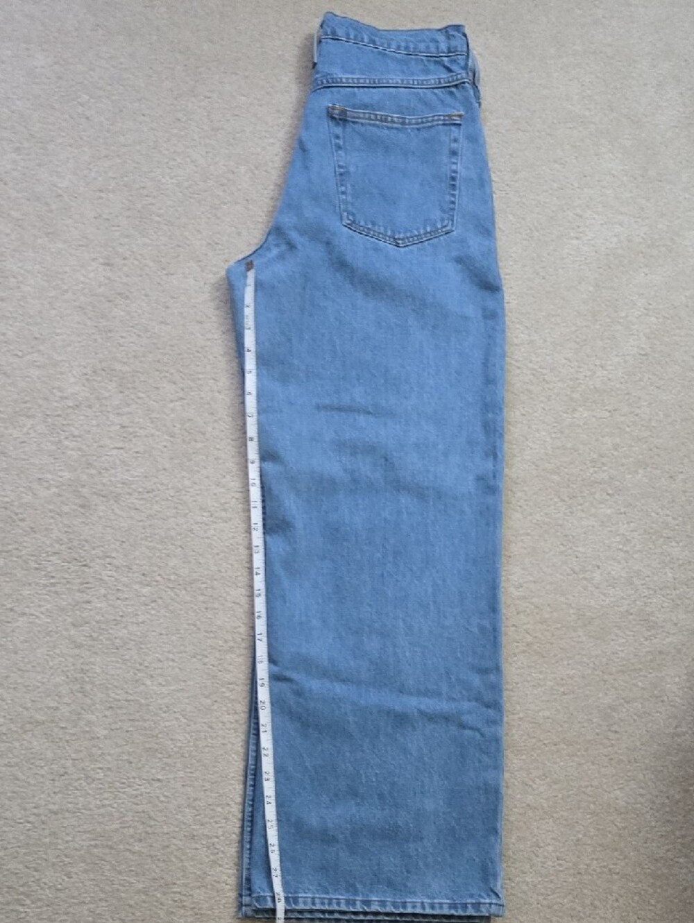 Frame Denim Light Blue Straight Leg Jeans - Picture 3 of 5